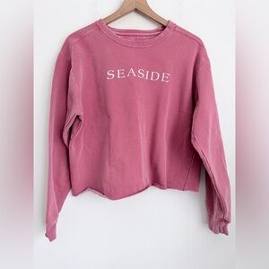 The Seaside Style cropped sweatshirt crewneck M
